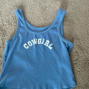 Blue “ Cowgirl 🤠 “ Top ⭐️
